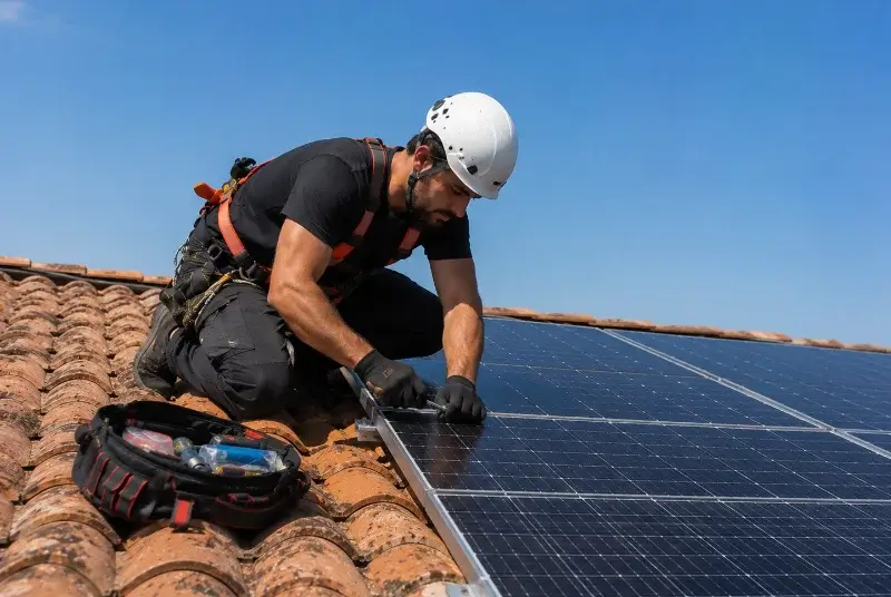 Maintenance et monitoring de panneaux solaires à Vivy